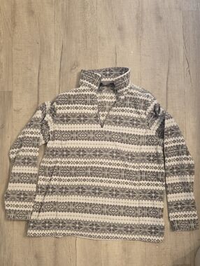 Land's End Fleece Quarter-Zip Sweater
